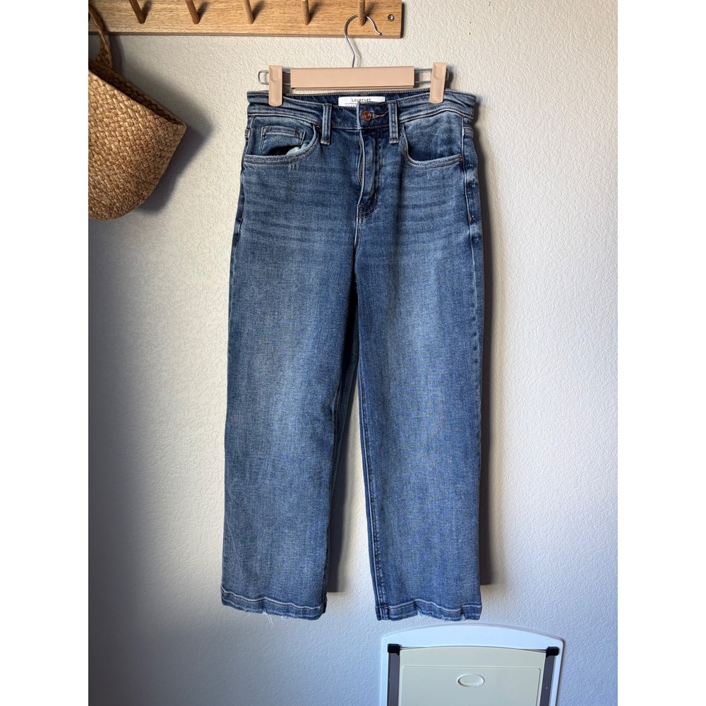 Lovervet Charming & Main Straight Leg Jeans Medium Wash Stretch Size 26/3